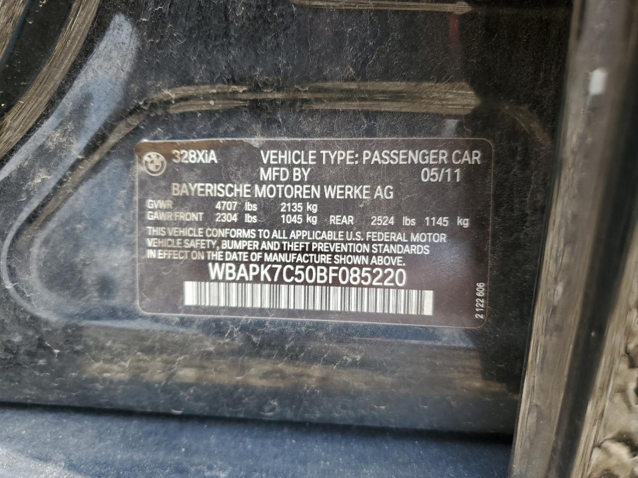 2011 BMW 3 SERIES