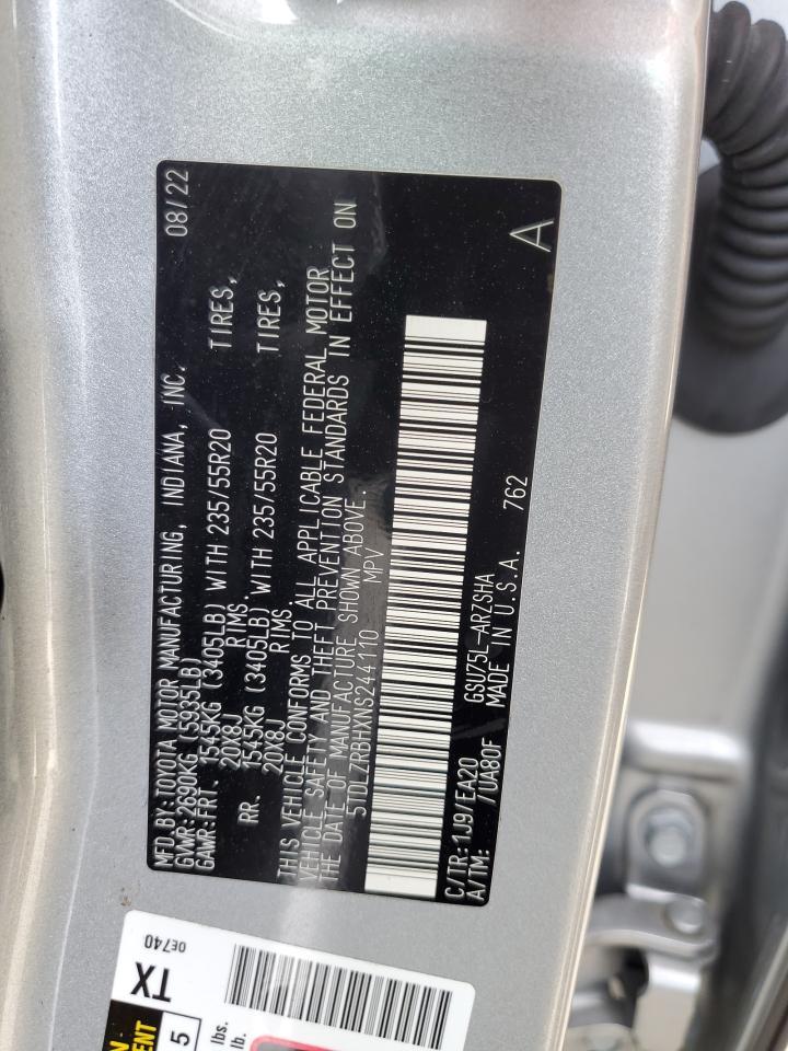 2022 TOYOTA HIGHLANDER