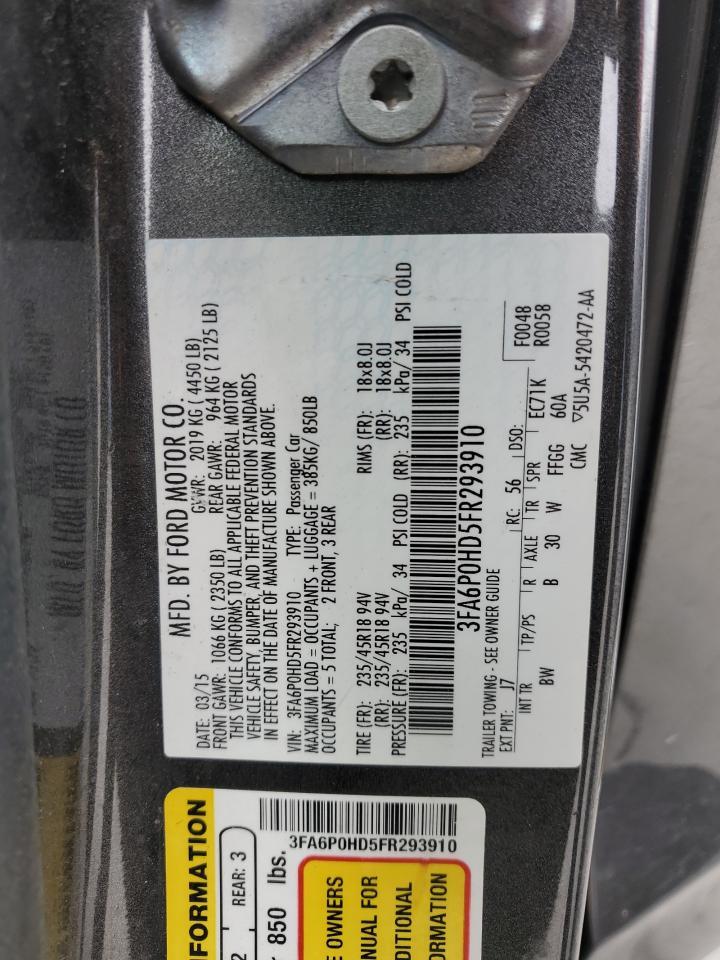 2015 FORD FUSION