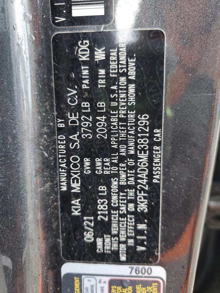 2021 KIA FORTE