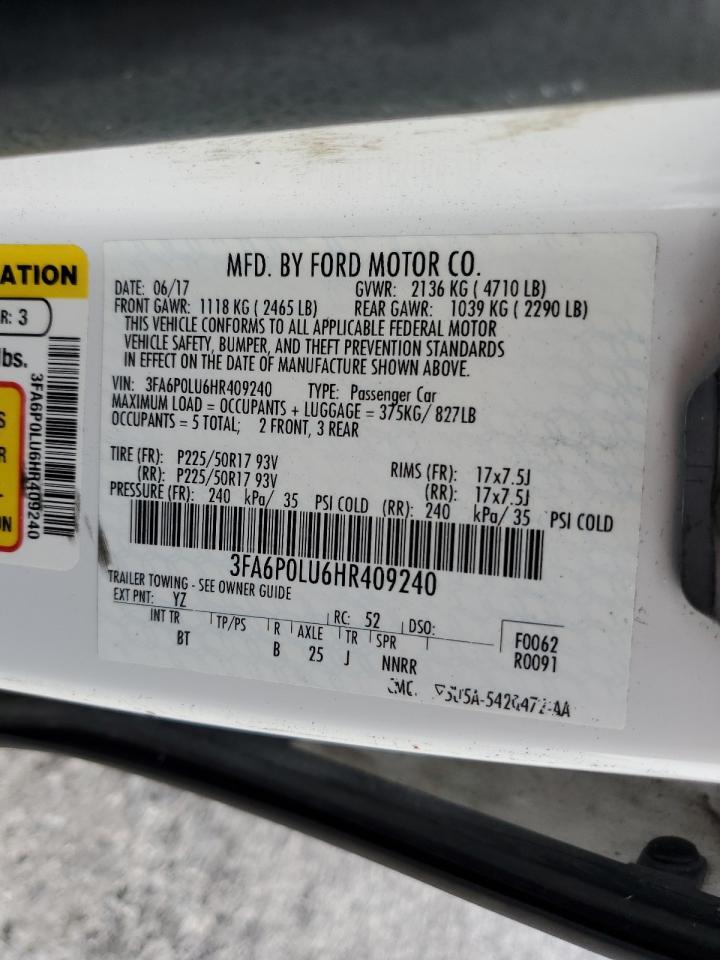 2017 FORD FUSION