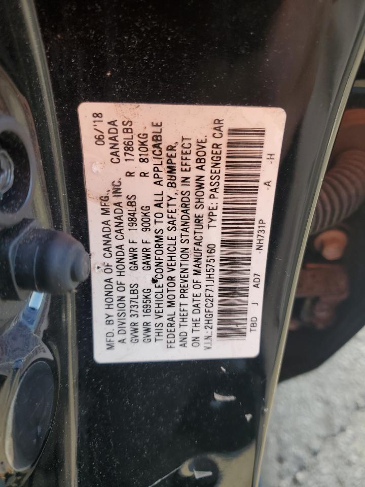 2018 HONDA CIVIC
