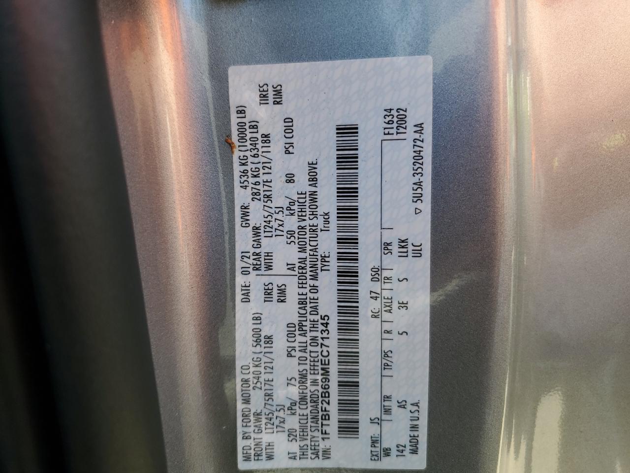 2021 FORD F-250