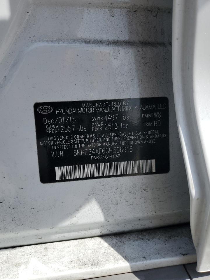 2016 HYUNDAI SONATA