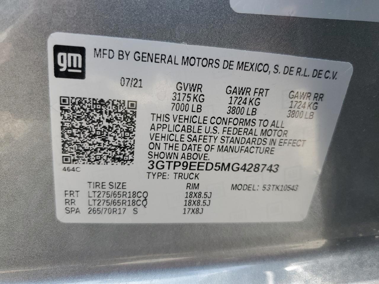 2021 GMC Sierra