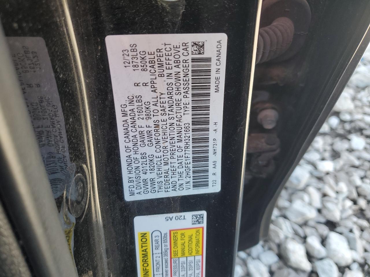 2024 HONDA CIVIC