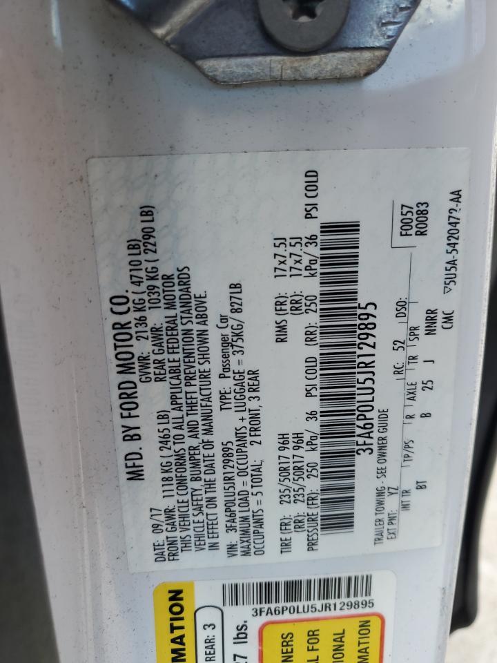 2018 FORD FUSION