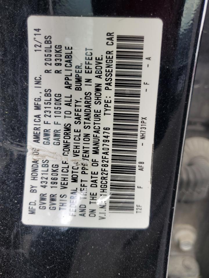 2015 HONDA ACCORD