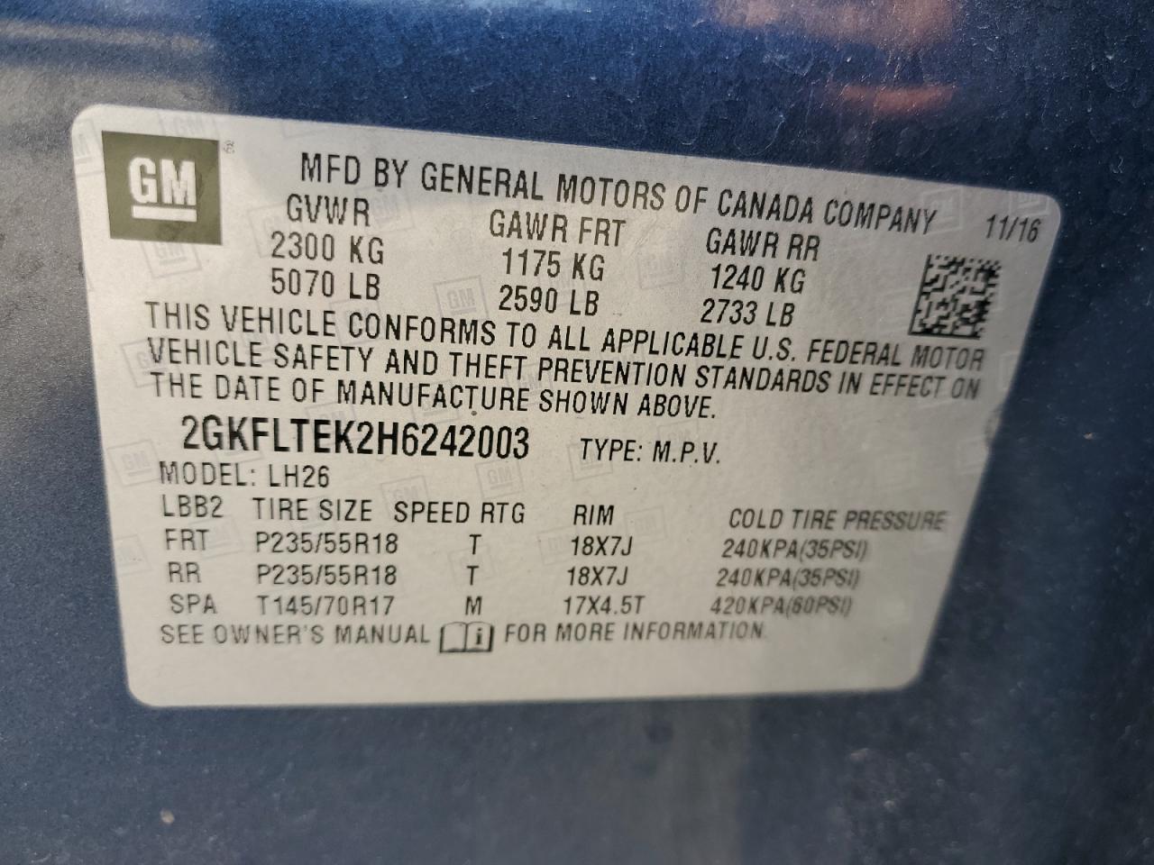 2017 GMC Terrain