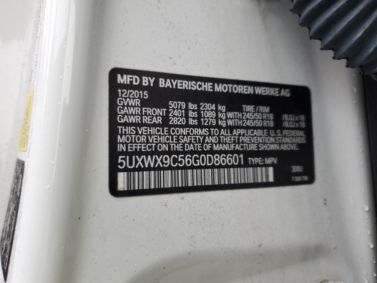2016 BMW X3