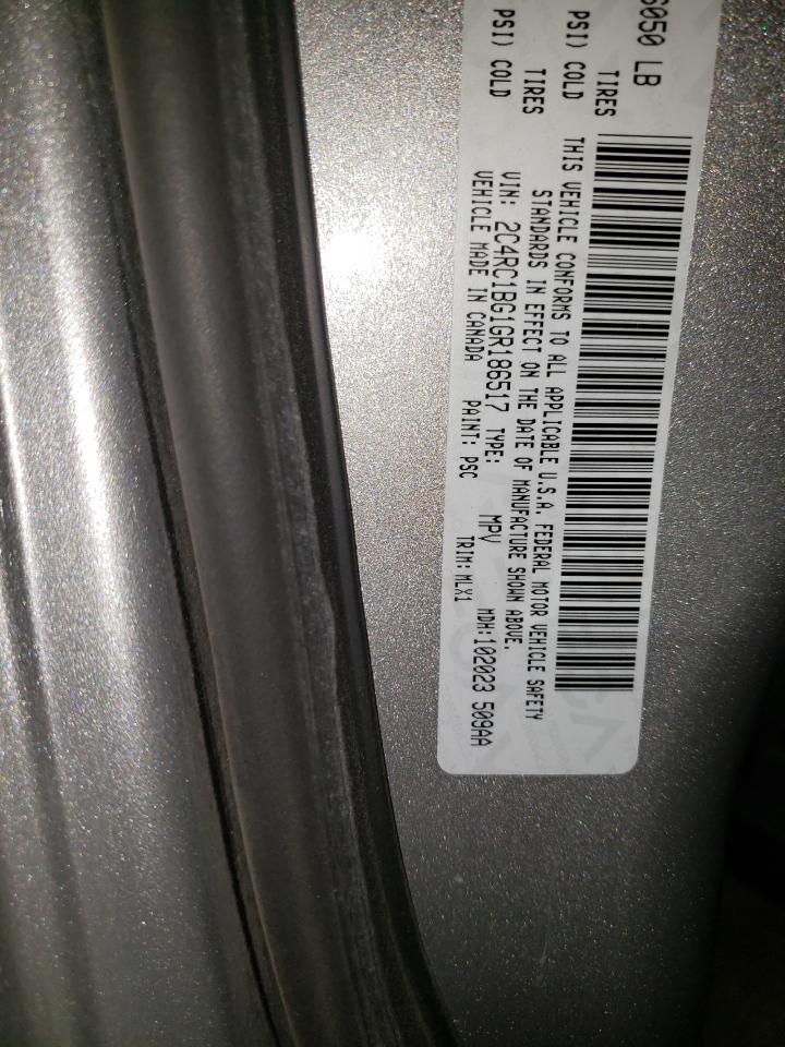 2016 CHRYSLER Town & Cou