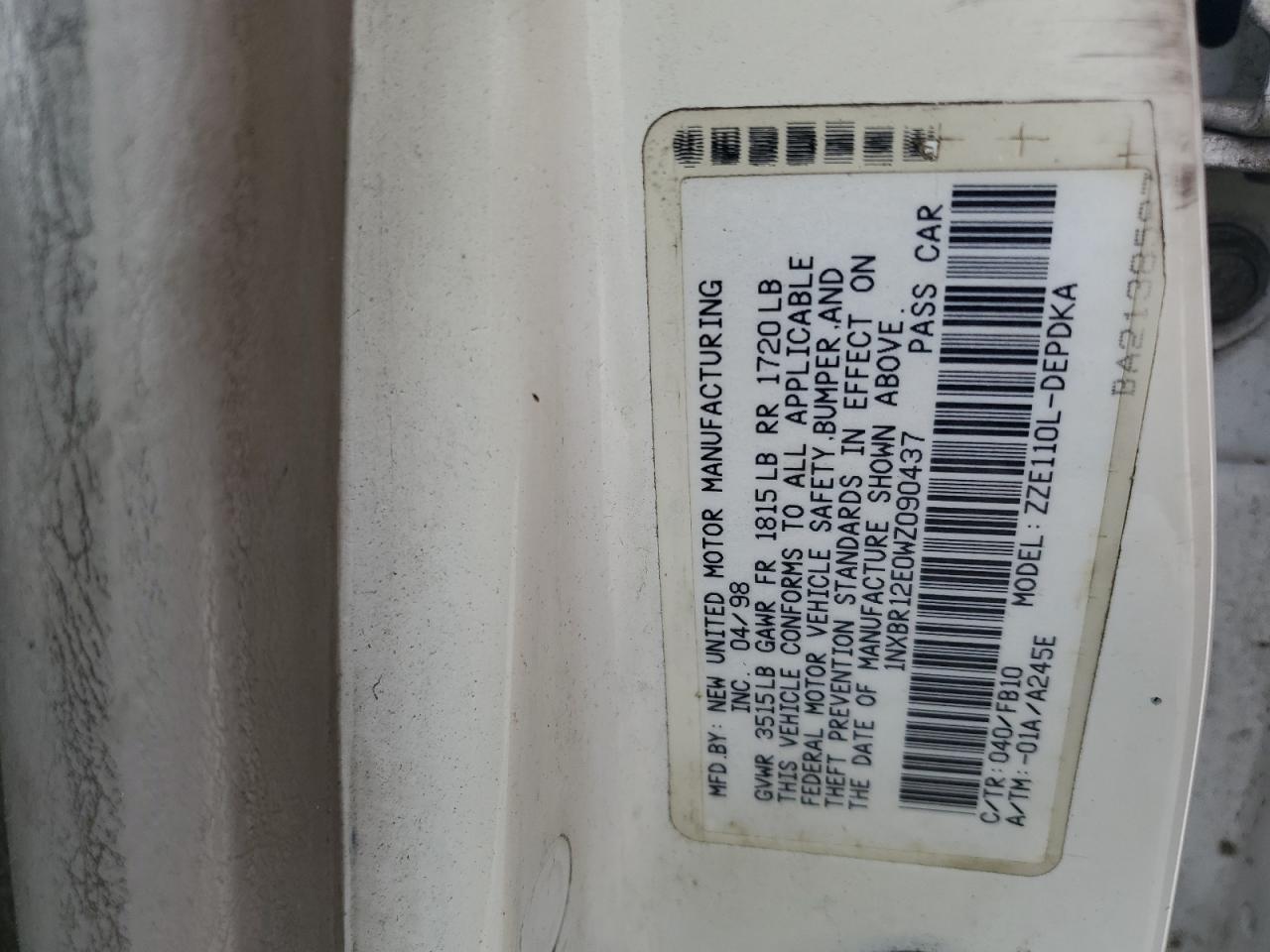 1998 TOYOTA COROLLA