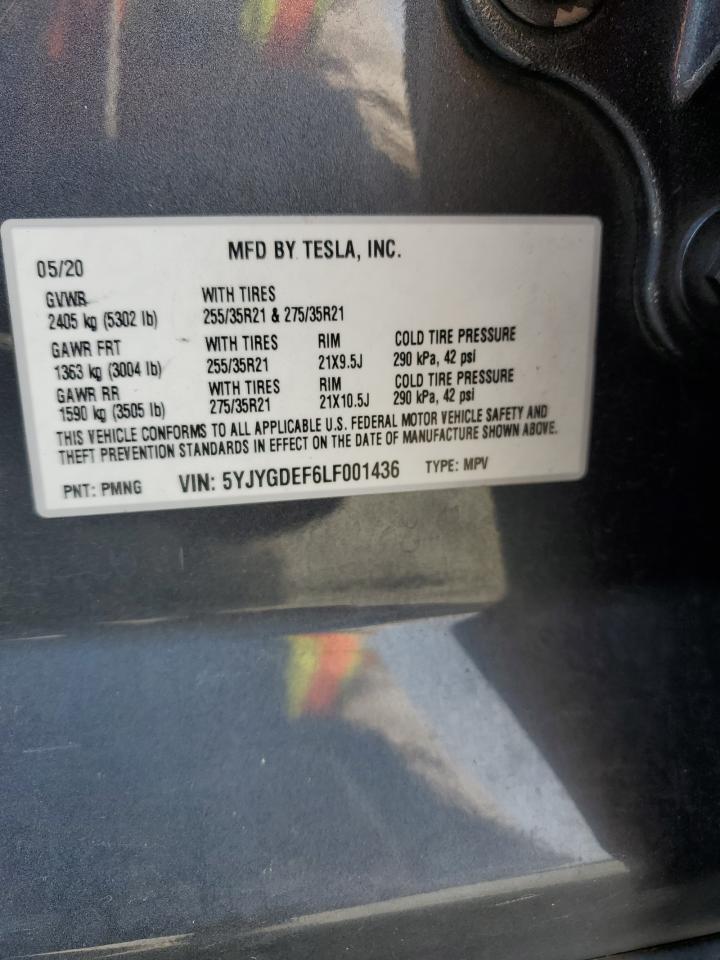 2020 TESLA MODEL Y
