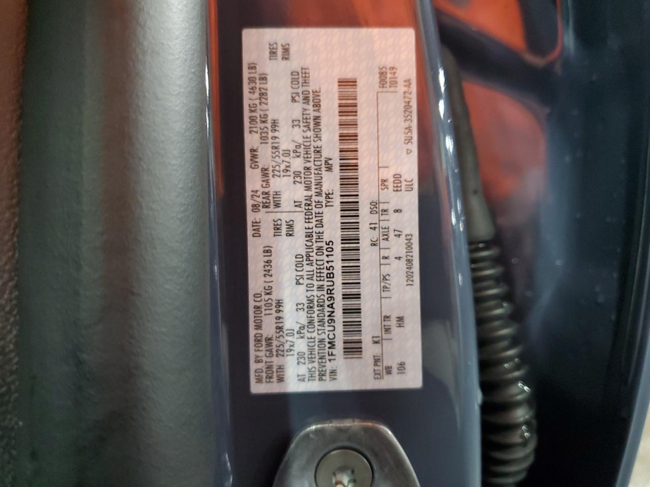 2024 FORD ESCAPE