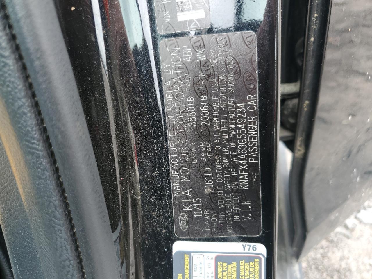 2016 KIA FORTE
