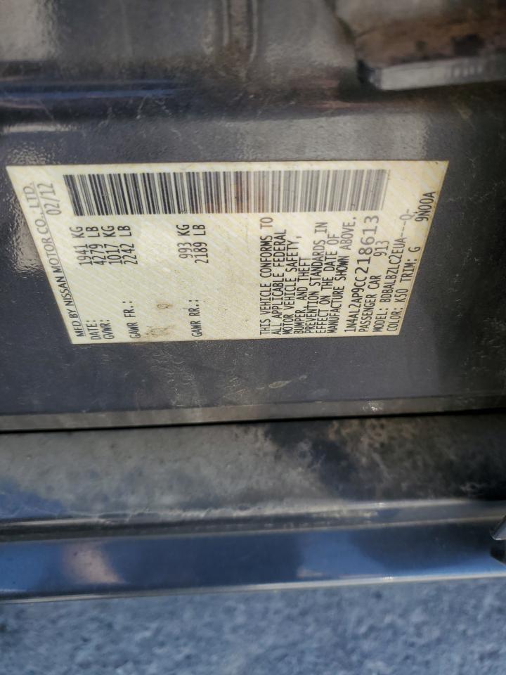 2012 NISSAN ALTIMA