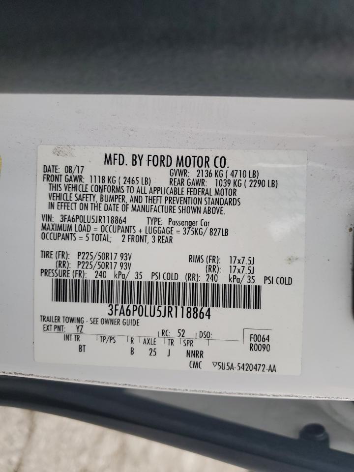 2018 FORD FUSION