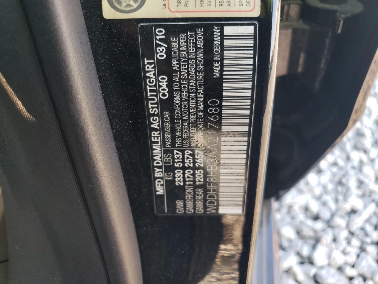 2010 MERCEDES-BENZ E-Class