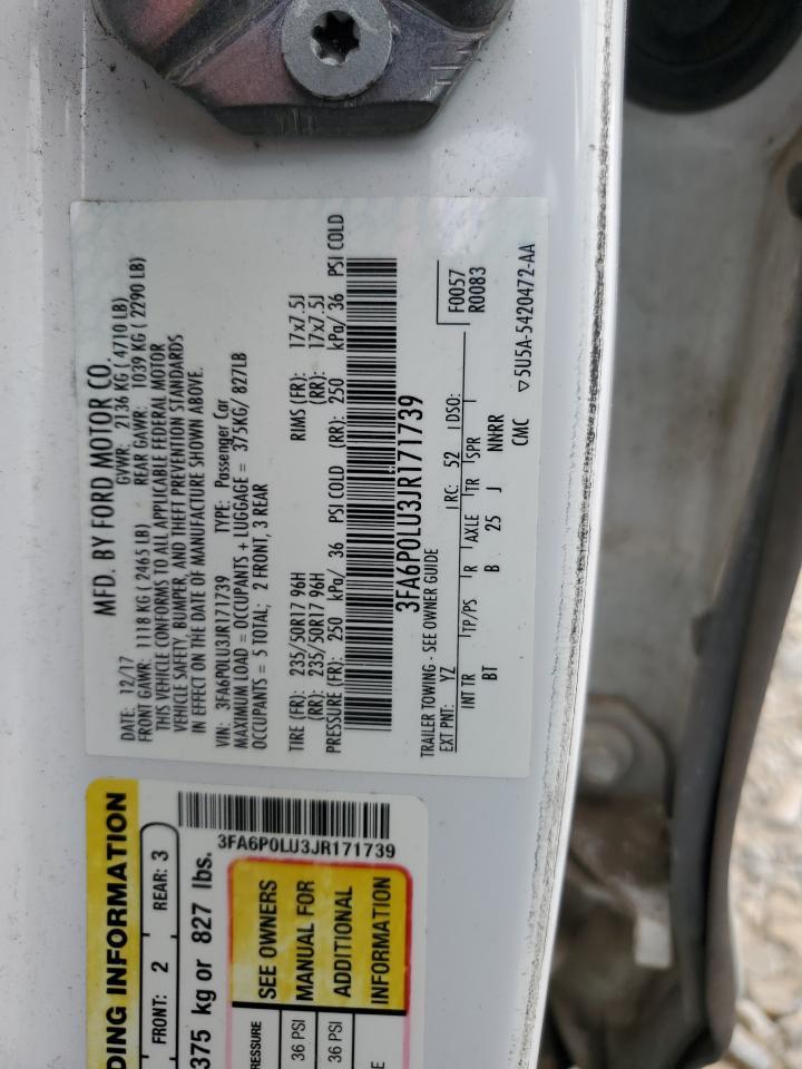 2018 FORD FUSION