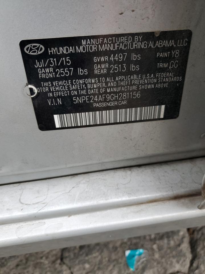 2016 HYUNDAI SONATA