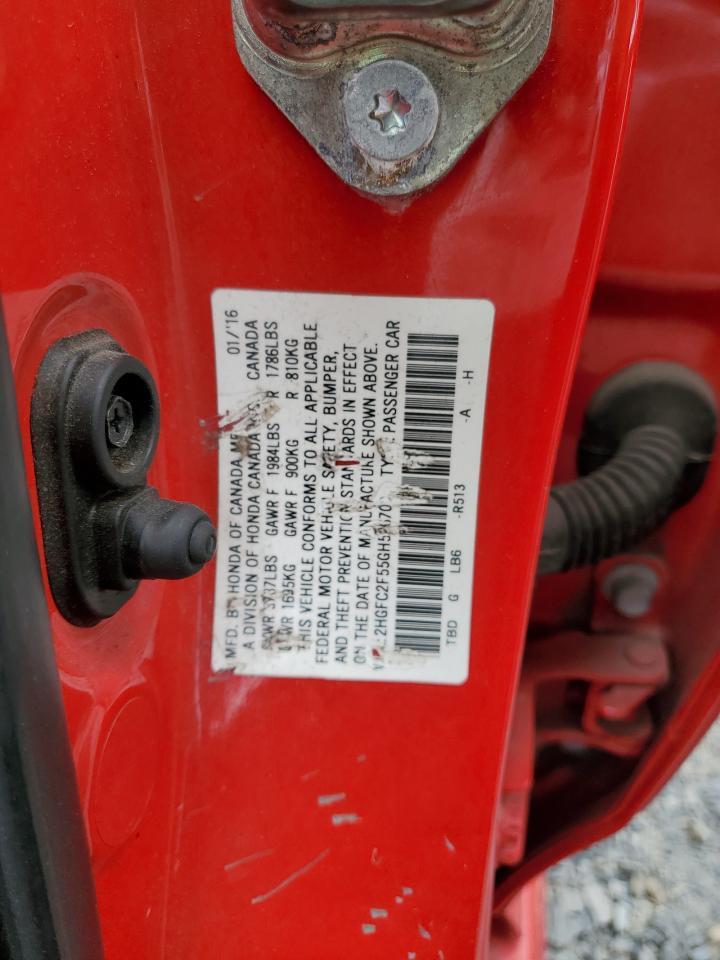 2016 HONDA CIVIC