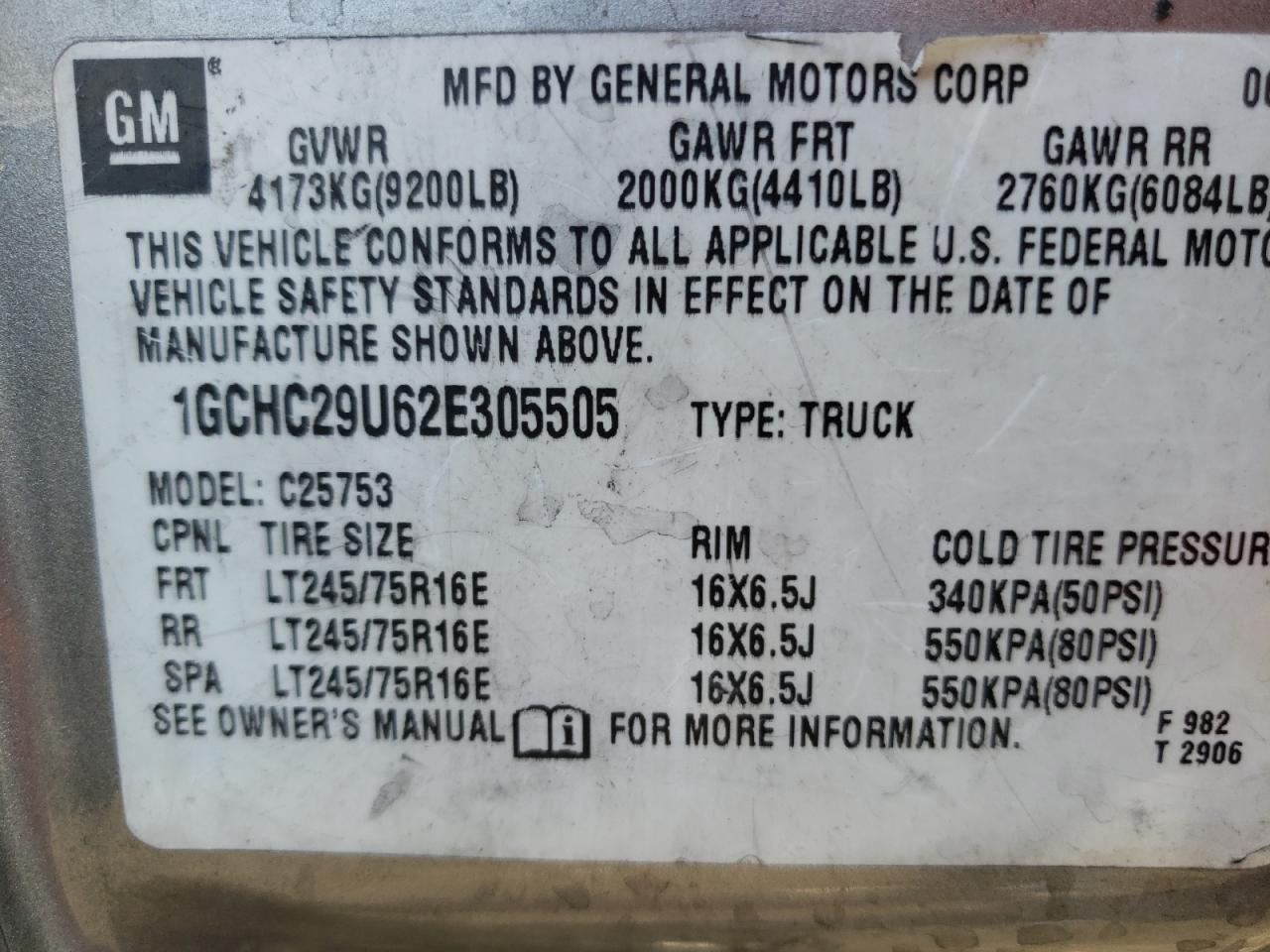 2002 CHEVROLET Silverado