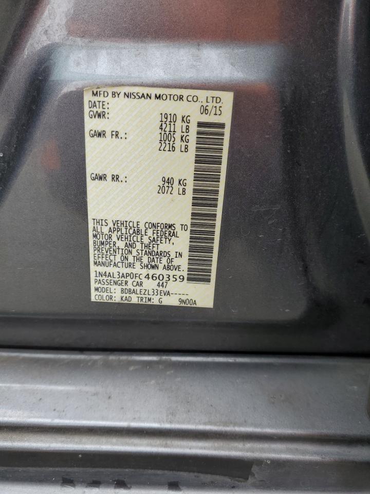 2015 NISSAN ALTIMA