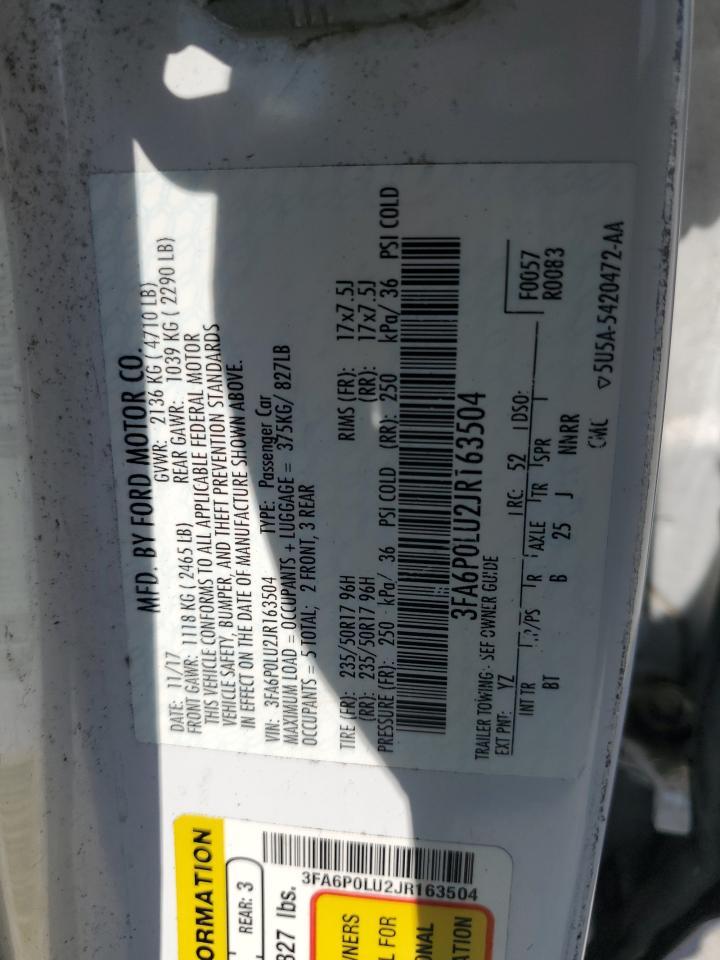 2018 FORD FUSION