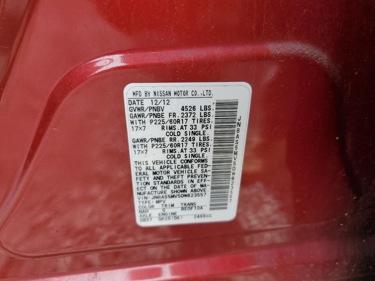 2013 NISSAN ROGUE