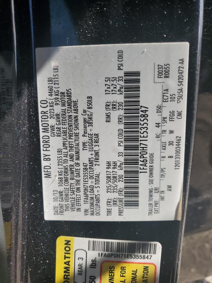 2014 FORD FUSION