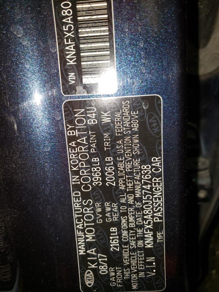2018 KIA FORTE