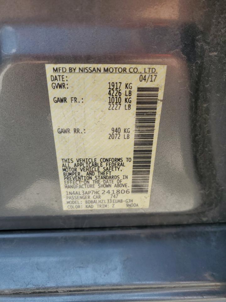 2017 NISSAN ALTIMA