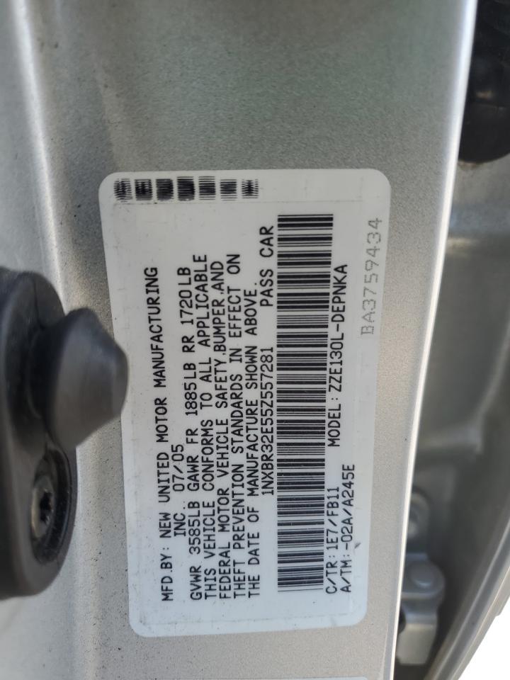 2005 TOYOTA COROLLA