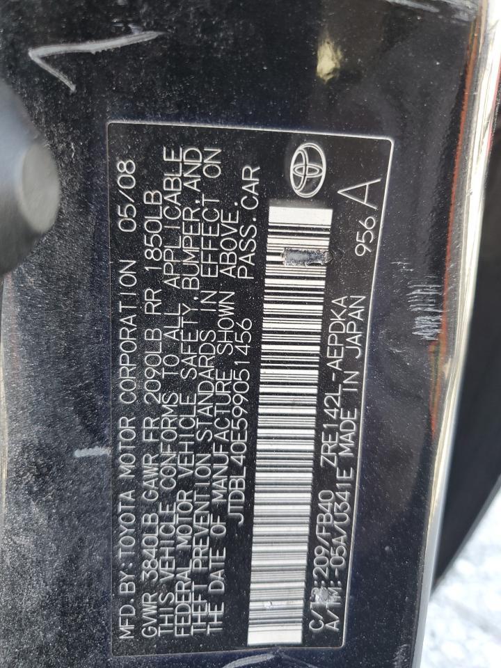 2009 TOYOTA COROLLA