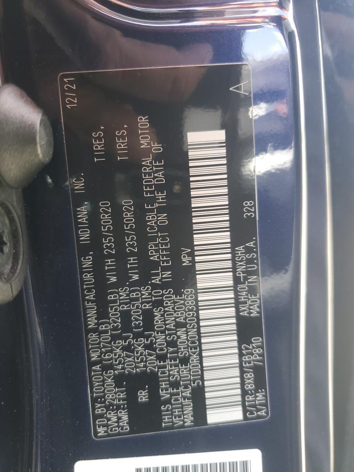 2022 TOYOTA SIENNA