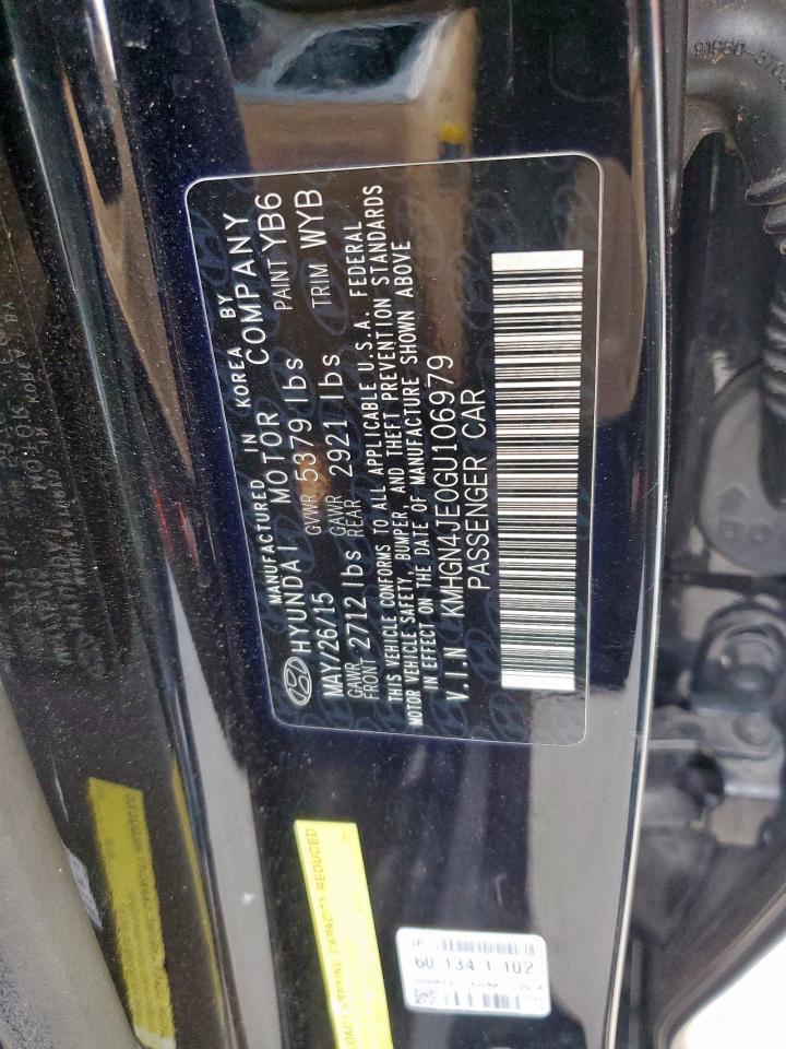 2016 HYUNDAI GENESIS