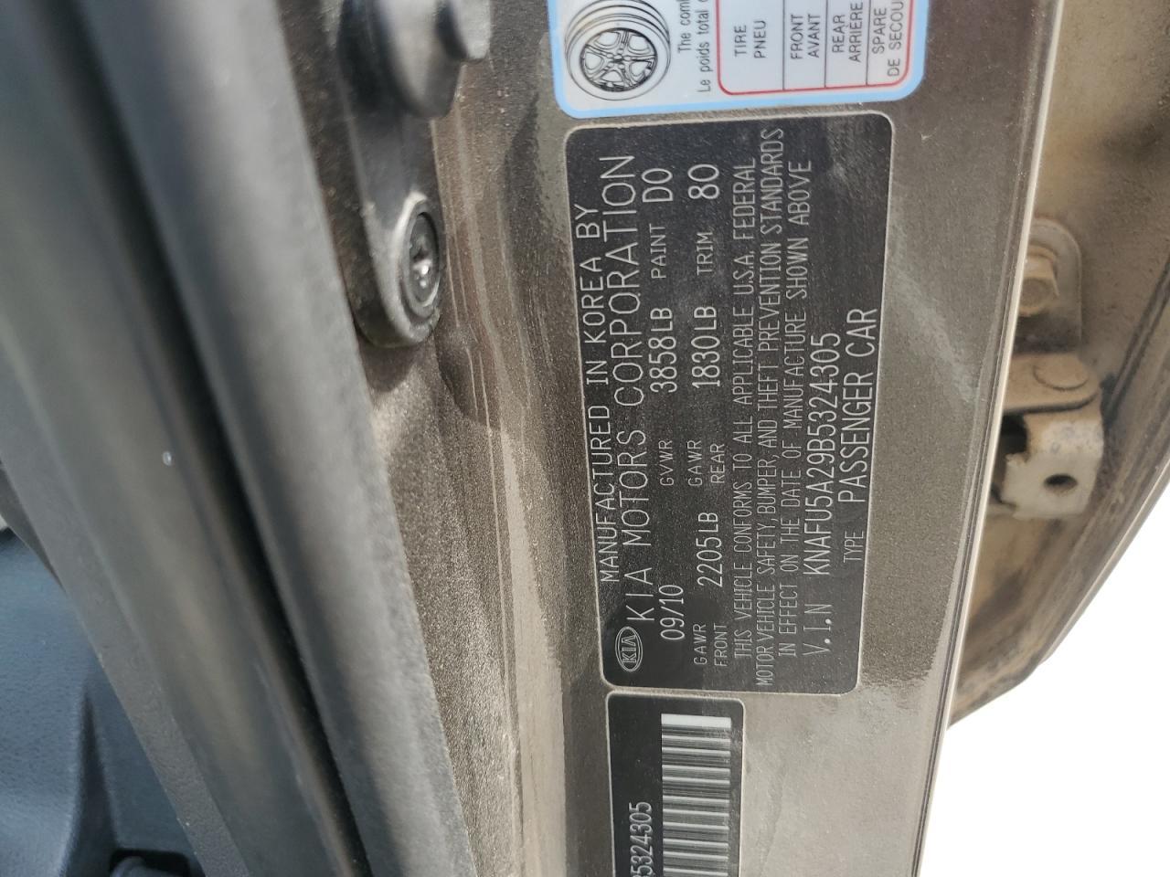 2011 KIA FORTE