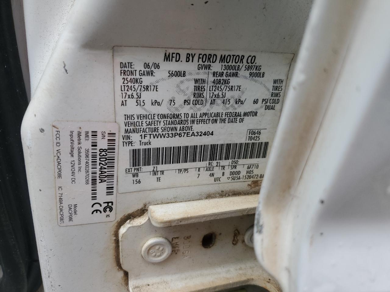 2007 FORD F-350