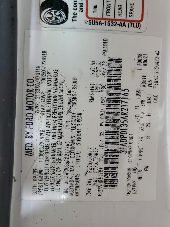 2010 FORD FUSION