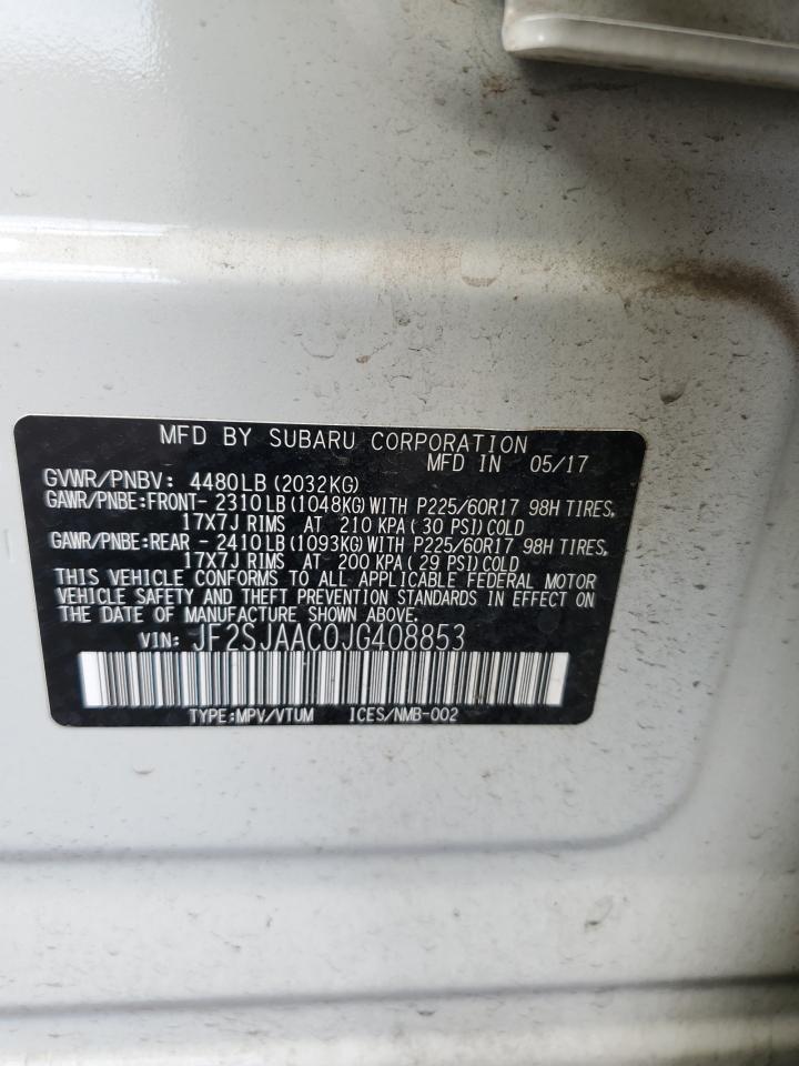 2018 SUBARU FORESTER