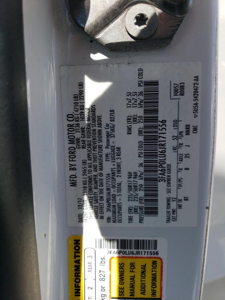 2018 FORD FUSION