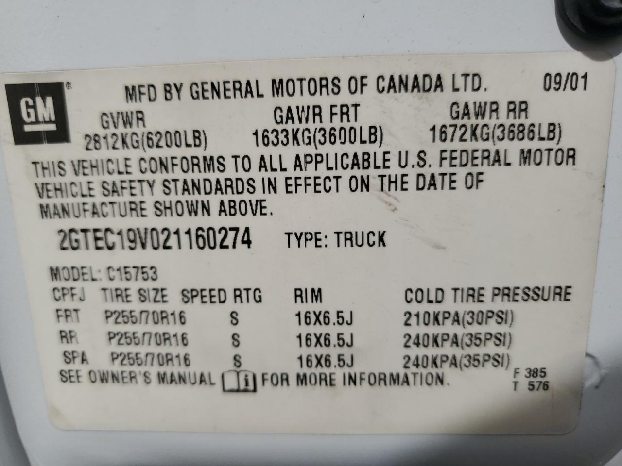 2002 GMC Sierra