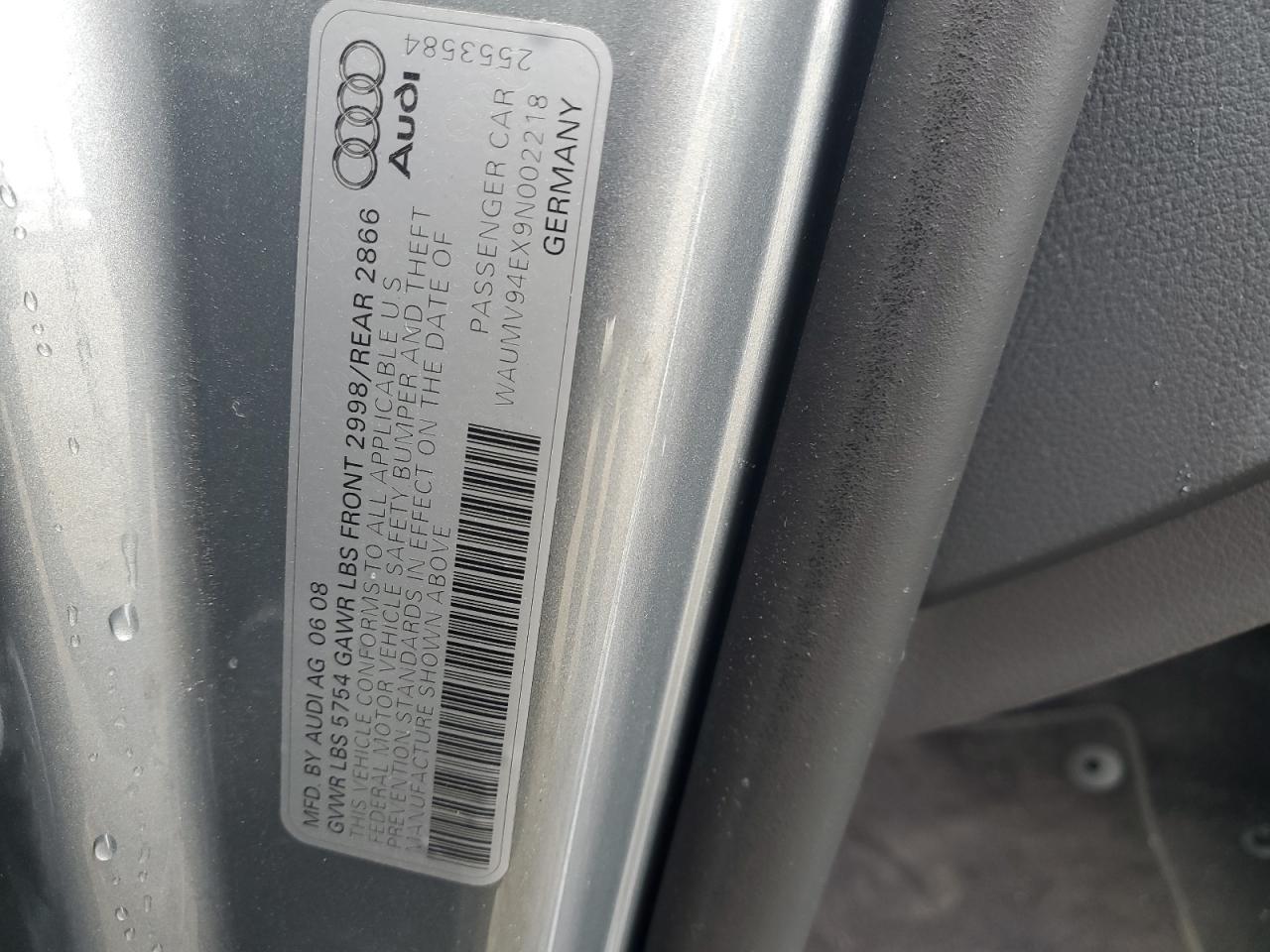 2009 AUDI A8
