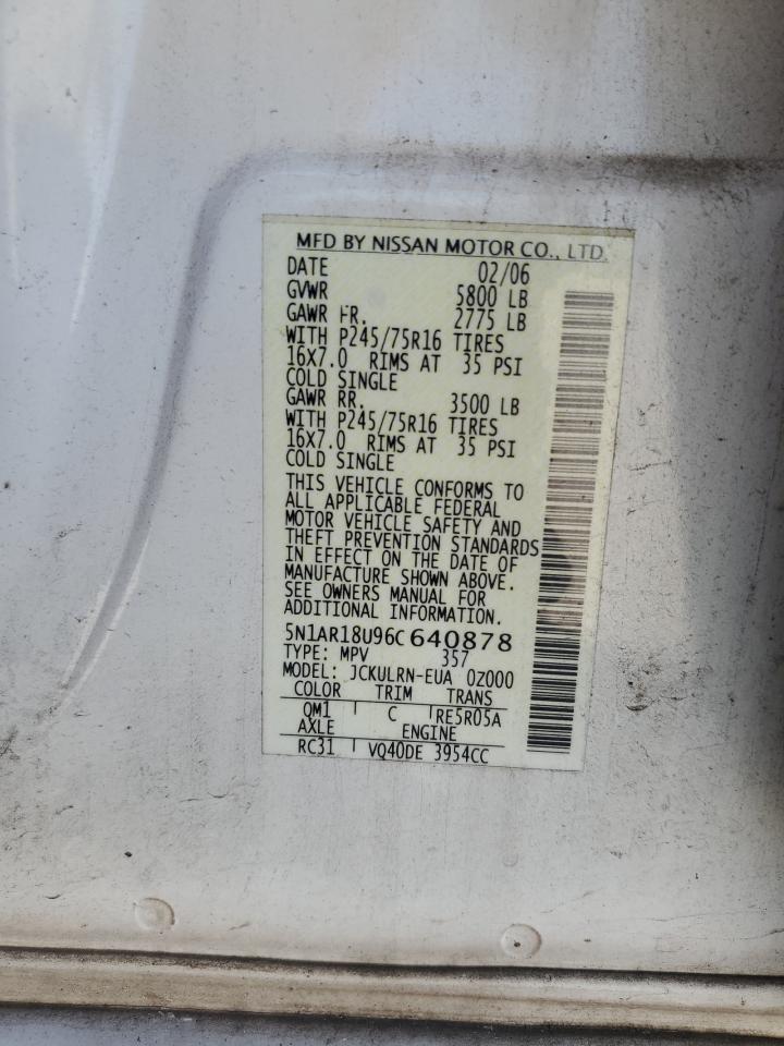 2006 NISSAN PATHFINDER