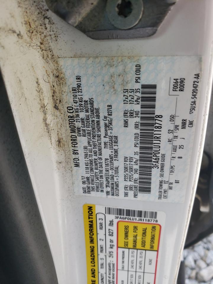 2018 FORD FUSION