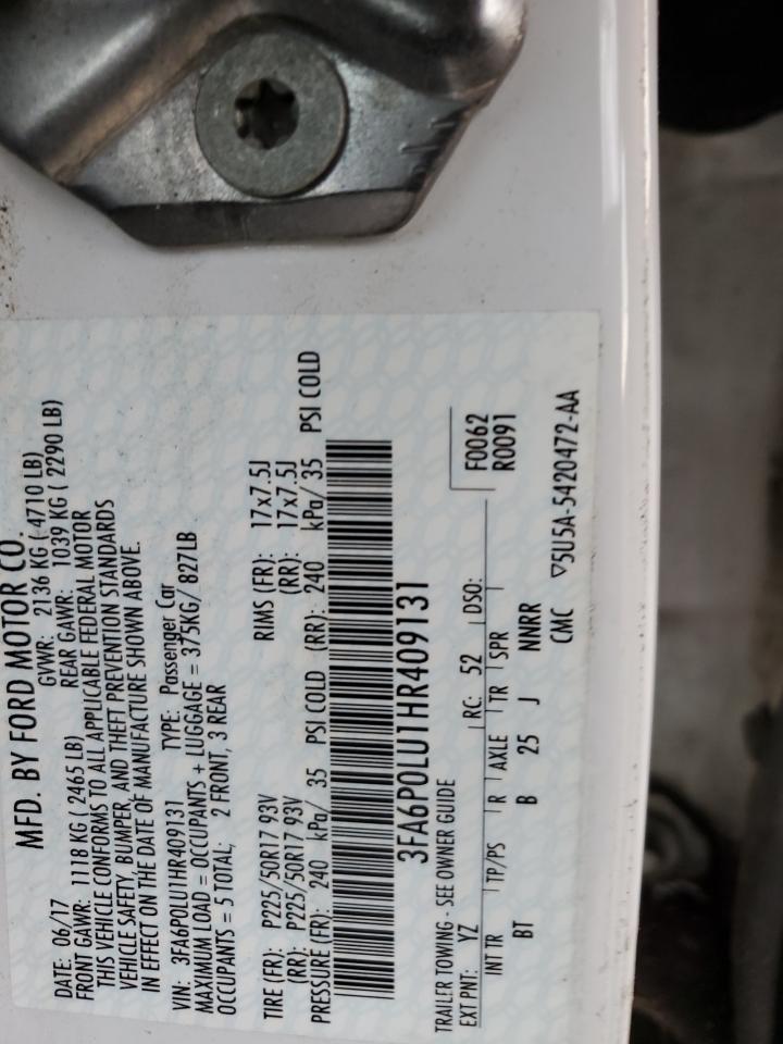 2017 FORD FUSION