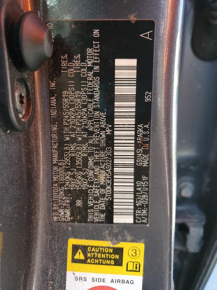 2010 TOYOTA HIGHLANDER