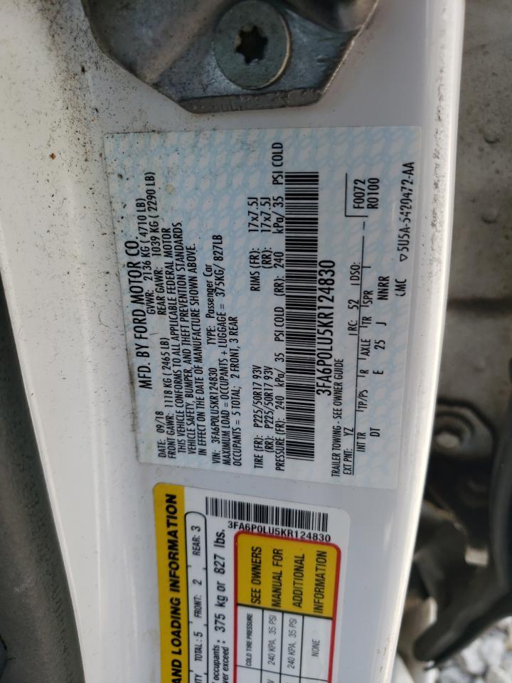 2019 FORD FUSION
