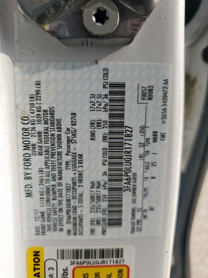 2018 FORD FUSION
