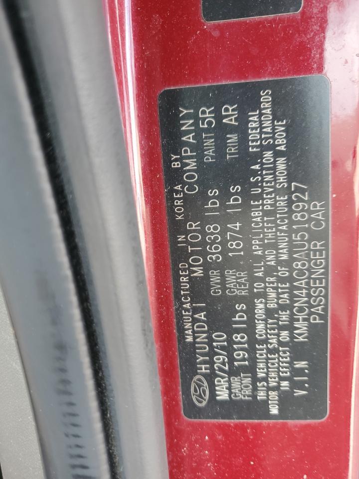 2010 HYUNDAI ACCENT